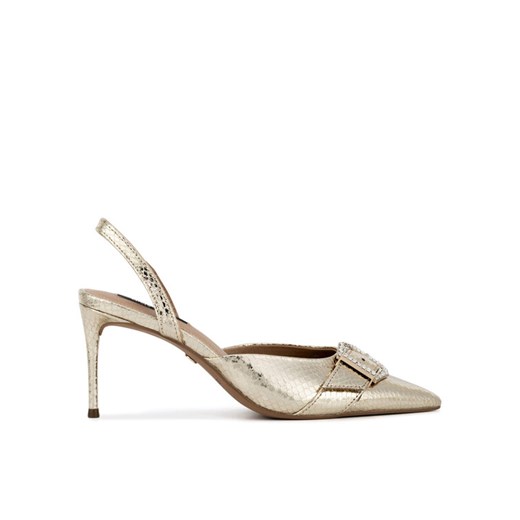 Nine West Sandały SJ1489-6 Złoty ze sklepu MODIVO w kategorii Sandały damskie - zdjęcie 182626555