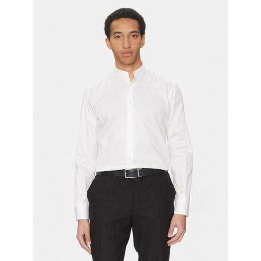 KARL LAGERFELD Koszula 605035 552602 Biały Regular Fit ze sklepu MODIVO w kategorii Koszule męskie - zdjęcie 182626575