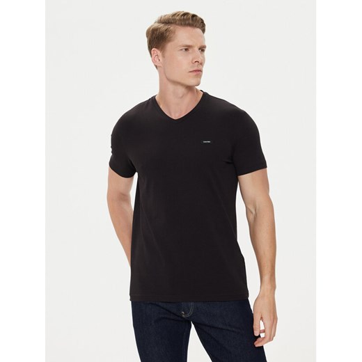 Calvin Klein T-Shirt K10K113492 Czarny Regular Fit ze sklepu MODIVO w kategorii T-shirty męskie - zdjęcie 182626609