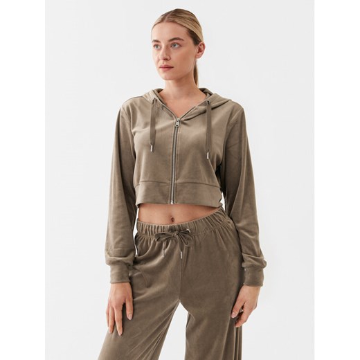 ONLY Bluza 15302591 Beżowy Cropped Fit ze sklepu MODIVO w kategorii Bluzy damskie - zdjęcie 182626726