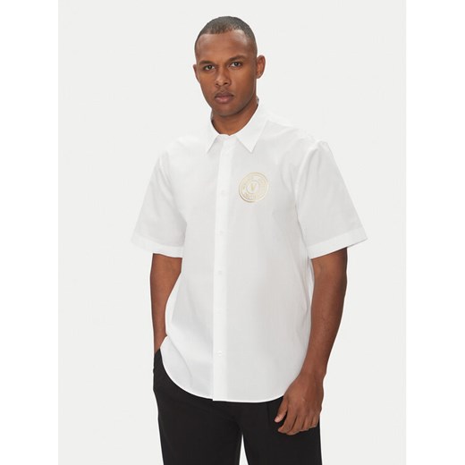 Versace Jeans Couture Koszula 78GALY11 Biały Regular Fit ze sklepu MODIVO w kategorii Koszule męskie - zdjęcie 182626768