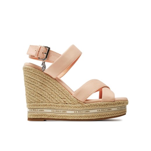 U.S. Polo Assn. Espadryle Aylin022 Różowy ze sklepu MODIVO w kategorii Sandały damskie - zdjęcie 182626816