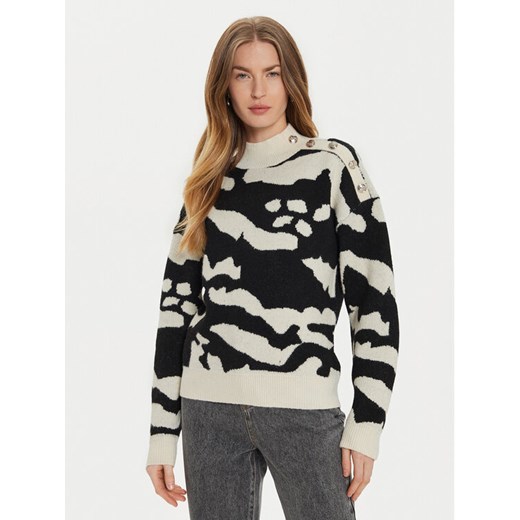 Morgan Sweter 242-MFELIX Beżowy Regular Fit ze sklepu MODIVO w kategorii Swetry damskie - zdjęcie 182626906