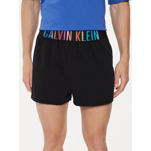 Calvin Klein Underwear Szorty piżamowe 000NM2636E Czarny Regular Fit ze sklepu MODIVO w kategorii Piżamy męskie - zdjęcie 182626918