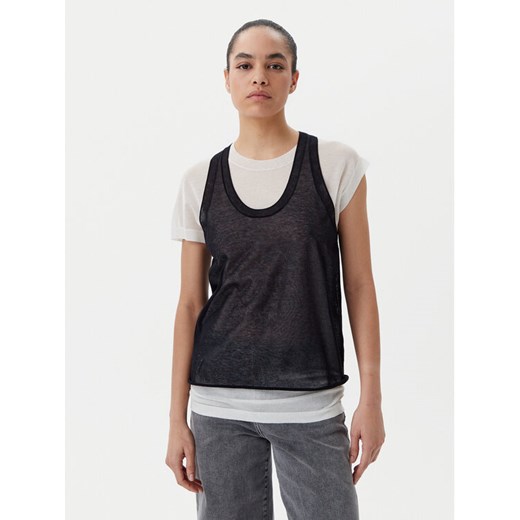 PINKO Bluzka 105152 A2LS Czarny Regular Fit ze sklepu MODIVO w kategorii Bluzki damskie - zdjęcie 182626965