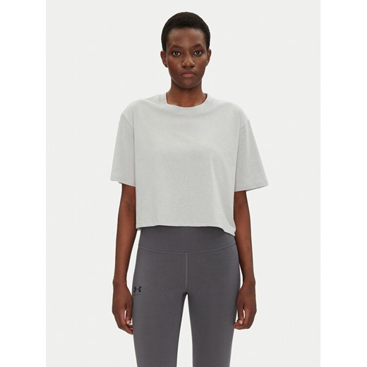 Under Armour T-Shirt Rival 1389721 Szary Loose Fit ze sklepu MODIVO w kategorii Bluzki damskie - zdjęcie 182627017