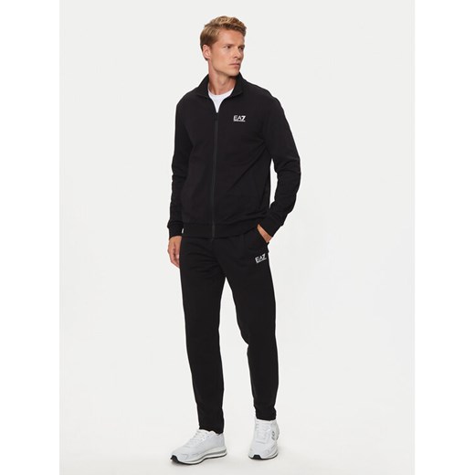 EA7 Emporio Armani Dres 8NPV61 PJVRZ 1200 Czarny Regular Fit ze sklepu MODIVO w kategorii Dresy męskie - zdjęcie 182627049
