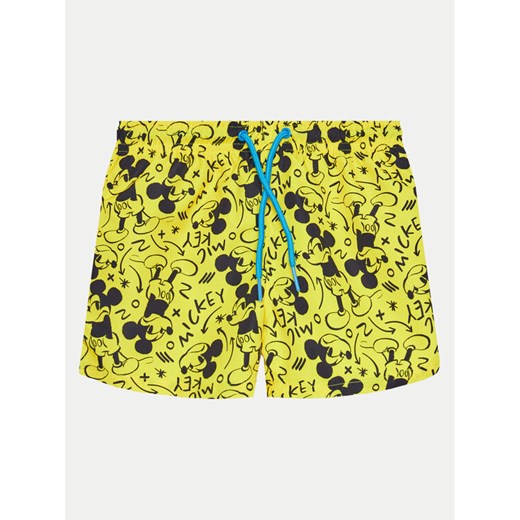 Original Marines Szorty kąpielowe DEPV0256N Żółty Regular Fit ze sklepu MODIVO w kategorii Kąpielówki chłopięce - zdjęcie 182627077