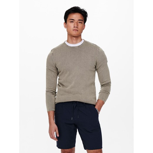 Only & Sons Sweter 22006806 Szary Regular Fit ze sklepu MODIVO w kategorii Swetry męskie - zdjęcie 182627119