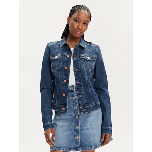 Tommy Jeans Kurtka jeansowa Vivianne DW0DW17959 Niebieski Slim Fit ze sklepu MODIVO w kategorii Kurtki damskie - zdjęcie 182627128