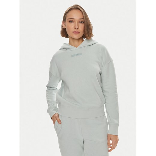 Calvin Klein Bluza Micro Logo K20K206631 Zielony Regular Fit ze sklepu MODIVO w kategorii Bluzy damskie - zdjęcie 182627165