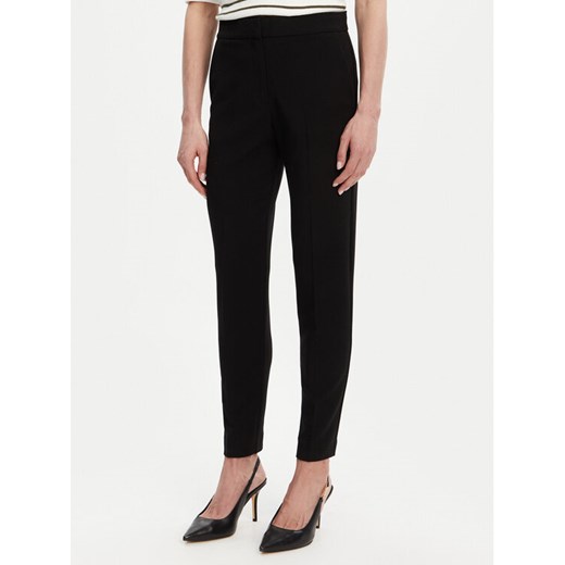 French Connection Spodnie materiałowe 74KZA Czarny Tailored Fit ze sklepu MODIVO w kategorii Spodnie damskie - zdjęcie 182627225