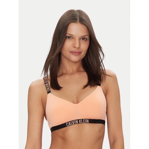 Calvin Klein Underwear Biustonosz bezfiszbinowy 000QF7659E Różowy ze sklepu MODIVO w kategorii Biustonosze - zdjęcie 182627236