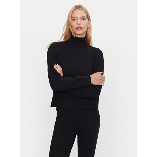 Athlecia Golf Dava W Knitted High Neck EA243358 Czarny Regular Fit ze sklepu MODIVO w kategorii Swetry damskie - zdjęcie 182627239