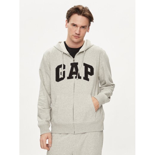 Gap Bluza 868454-02 Szary Regular Fit ze sklepu MODIVO w kategorii Bluzy męskie - zdjęcie 182627288