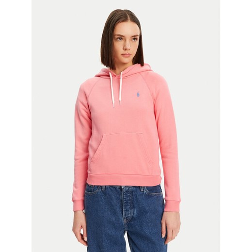 Polo Ralph Lauren Bluza 211935583002 Różowy Regular Fit ze sklepu MODIVO w kategorii Bluzy damskie - zdjęcie 182627355