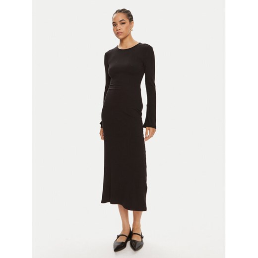 Bruuns Bazaar Sukienka dzianinowa Elliana BBW3979 Czarny Regular Fit ze sklepu MODIVO w kategorii Sukienki - zdjęcie 182627376
