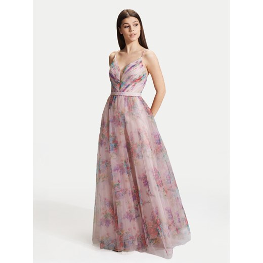 Hey Kyla Sukienka wieczorowa 5AG045HK Różowy Slim Fit ze sklepu MODIVO w kategorii Sukienki - zdjęcie 182627465