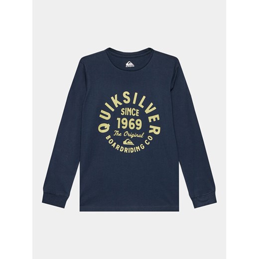 Quiksilver Bluzka Circlescriptfro Tees EQBZT04668 Granatowy Regular Fit ze sklepu MODIVO w kategorii T-shirty chłopięce - zdjęcie 182627489