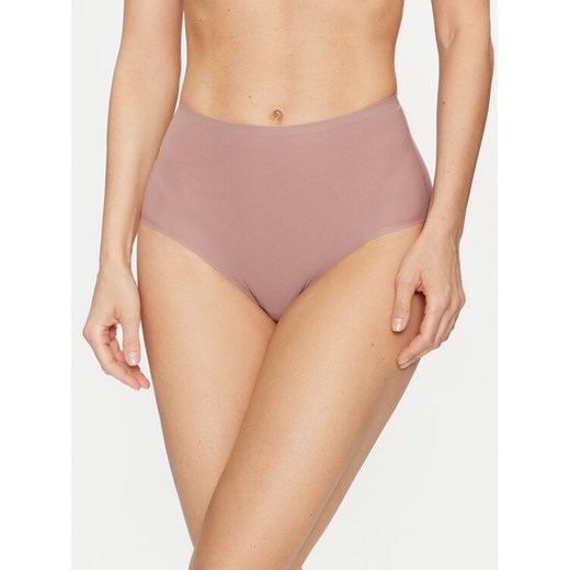 Chantelle Figi klasyczne z wysokim stanem Soft Stretch C26470 Beżowy ze sklepu MODIVO w kategorii Majtki damskie - zdjęcie 182627509