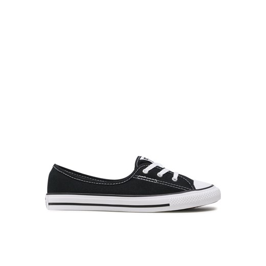 Converse Trampki Chuck Taylor All Star Bellet Lace Slip 566775C Czarny ze sklepu MODIVO w kategorii Trampki damskie - zdjęcie 182627548