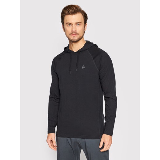 Black Diamond Bluza Crag Czarny Regular Fit ze sklepu MODIVO w kategorii Bluzy męskie - zdjęcie 182627619