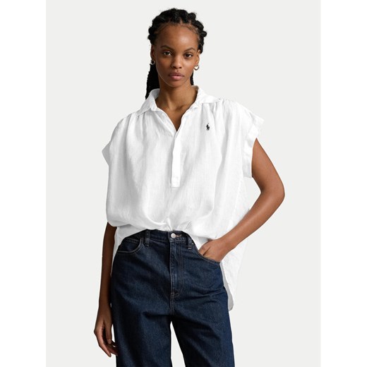 Polo Ralph Lauren Koszula 211935131001 Biały Relaxed Fit Polo Ralph Lauren S MODIVO