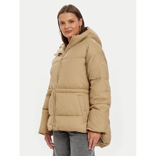 Guess Kurtka zimowa Marika W4BL99 WG0V0 Beżowy Regular Fit ze sklepu MODIVO w kategorii Kurtki damskie - zdjęcie 182627675