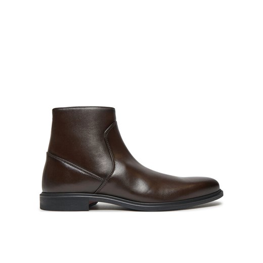 Hugo Kozaki Kerr Boot 50528808 Brązowy ze sklepu MODIVO w kategorii Buty zimowe męskie - zdjęcie 182627706