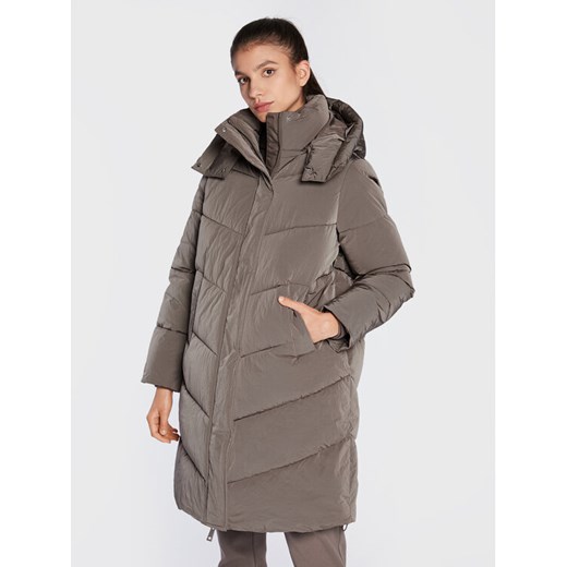 Calvin Klein Kurtka zimowa K20K204690 Beżowy Regular Fit ze sklepu MODIVO w kategorii Kurtki damskie - zdjęcie 182627736