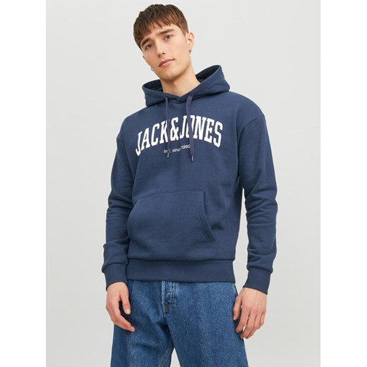 Jack&Jones Bluza Josh 12236513 Granatowy Standard Fit ze sklepu MODIVO w kategorii Bluzy męskie - zdjęcie 182627757