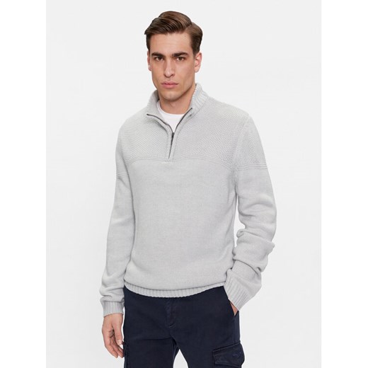 Brave Soul Sweter MK-230DITTON Szary Regular Fit ze sklepu MODIVO w kategorii Swetry męskie - zdjęcie 182627766
