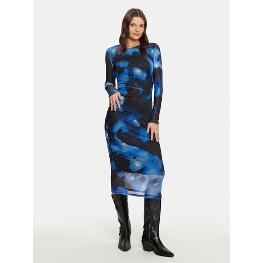 JDY Sukienka codzienna Elsa 15330387 Niebieski Slim Fit ze sklepu MODIVO w kategorii Sukienki - zdjęcie 182627816