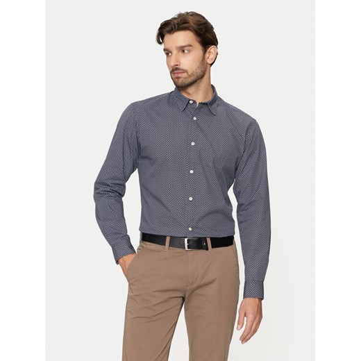 Jack&Jones Koszula Matheo 12261090 Czarny Slim Fit ze sklepu MODIVO w kategorii Koszule męskie - zdjęcie 182627837