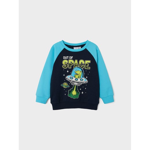 NAME IT Bluza 13218854 Granatowy Regular Fit ze sklepu MODIVO w kategorii Bluzy chłopięce - zdjęcie 182627845