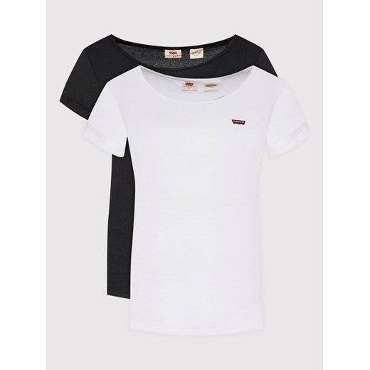 Levi's® Komplet 2 t-shirtów Perfect 74856-0000 Kolorowy Slim Fit ze sklepu MODIVO w kategorii Bluzki damskie - zdjęcie 182627955