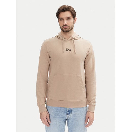 EA7 Emporio Armani Bluza 8NPM32 PJVRZ U6155 Beżowy Regular Fit ze sklepu MODIVO w kategorii Bluzy męskie - zdjęcie 182627958