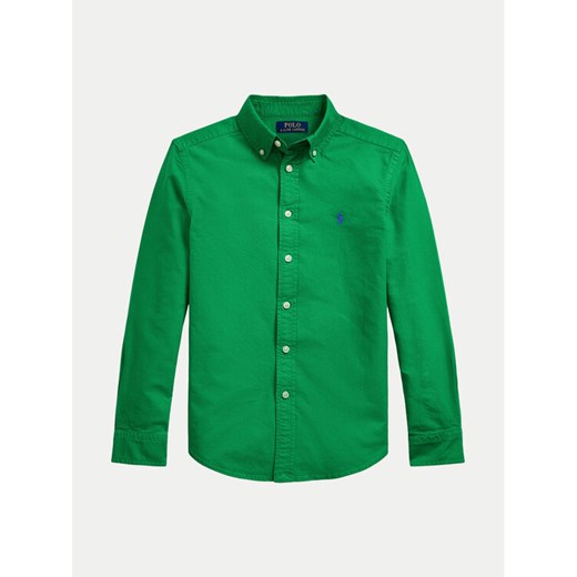 Polo Ralph Lauren Koszula 323858909018 Zielony Regular Fit ze sklepu MODIVO w kategorii Koszule chłopięce - zdjęcie 182628008