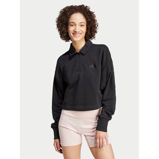 adidas Bluza ALL SZN French Terry IX3806 Czarny Regular Fit ze sklepu MODIVO w kategorii Bluzy damskie - zdjęcie 182628026