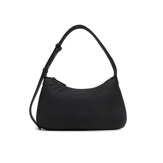Calvin Klein Torebka Calvin Soft Shoulder Bag K60K612156 Czarny ze sklepu MODIVO w kategorii Torebki hobo - zdjęcie 182628086