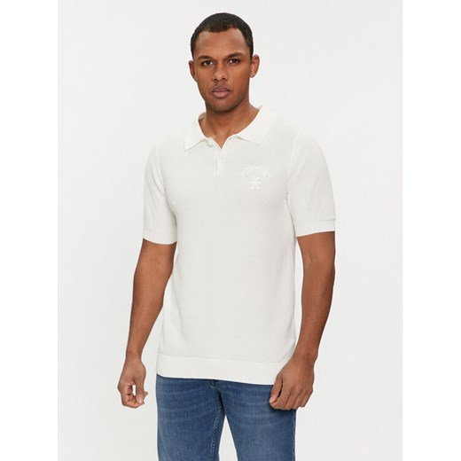 Richmond X Polo Carena UMP24214PO Biały Regular Fit ze sklepu MODIVO w kategorii T-shirty męskie - zdjęcie 182628099