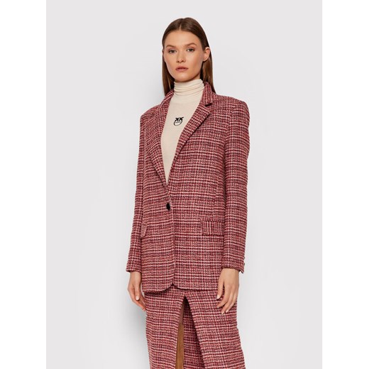 Pinko Marynarka Bishop 1G16UZ 8571 Różowy Regular Fit ze sklepu MODIVO w kategorii Marynarki damskie - zdjęcie 182628196