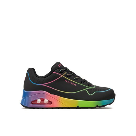 Skechers Sneakersy Uno Pop Of Sunshine 155148/BKMT Czarny ze sklepu MODIVO w kategorii Buty sportowe damskie - zdjęcie 182628207