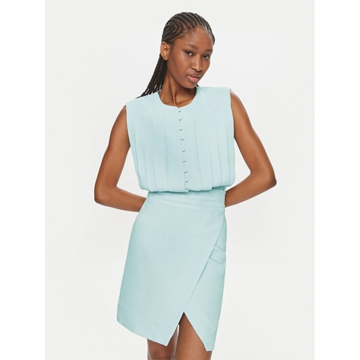 MVP Wardrobe Body MVPE4BO094.0CP0037 Granatowy Shirt Fit ze sklepu MODIVO w kategorii Bluzki damskie - zdjęcie 182628227