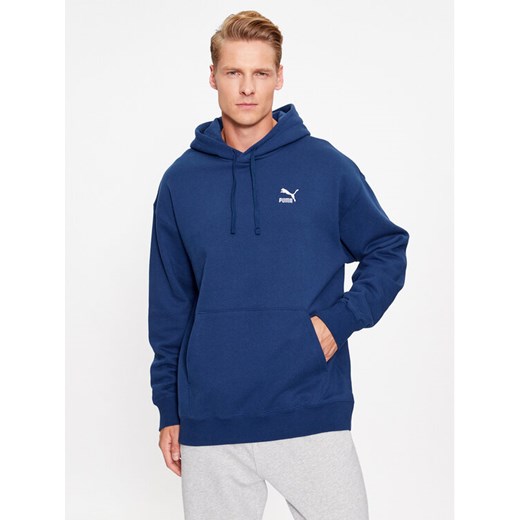 Puma Bluza Better Classics 621321 Niebieski Relaxed Fit ze sklepu MODIVO w kategorii Bluzy męskie - zdjęcie 182628315
