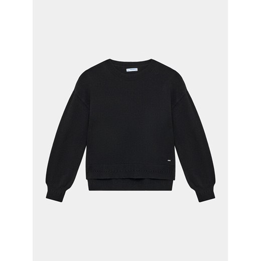 Mayoral Sweter 367 Czarny Regular Fit ze sklepu MODIVO w kategorii Swetry dziewczęce - zdjęcie 182628329