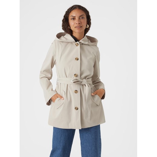 Vero Moda Kurtka przejściowa Chelsea 10300845 Beżowy Regular Fit ze sklepu MODIVO w kategorii Kurtki damskie - zdjęcie 182628349