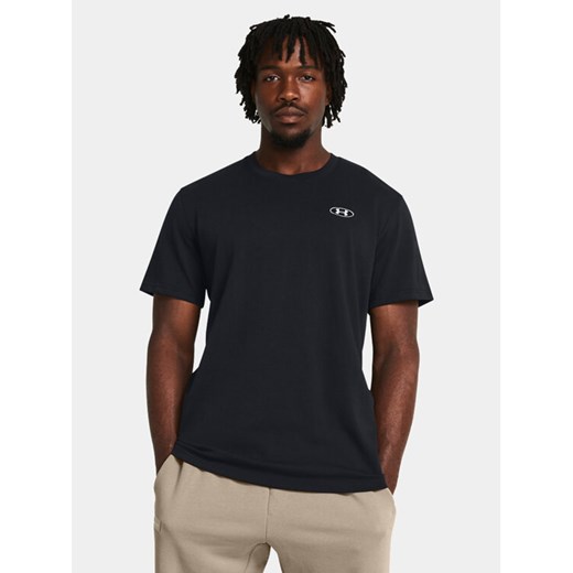 Under Armour T-Shirt Ua Hw Lc Patch Ss 1382902-001 Czarny Loose Fit ze sklepu MODIVO w kategorii T-shirty męskie - zdjęcie 182628358