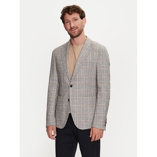JOOP! Marynarka 17 JB-47Hoverest 30042862 Szary Slim Fit ze sklepu MODIVO w kategorii Marynarki męskie - zdjęcie 182628545