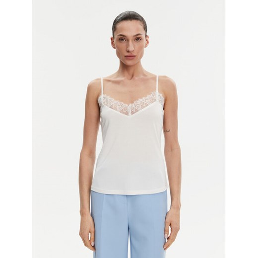 Morgan Top M2BETINA Écru Regular Fit ze sklepu MODIVO w kategorii Bluzki damskie - zdjęcie 182628586